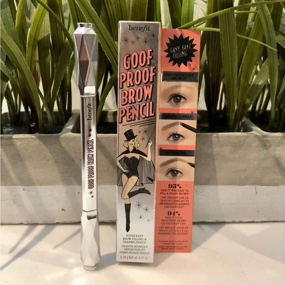 BNIB Benefit Cosmetics Goof Proof Waterproof Easy Shape & Fill Brow Pencil - 2 - Picture 8 of 10